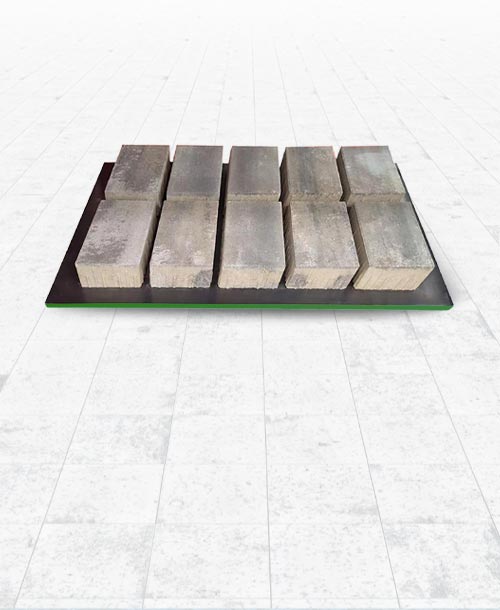 Cement mursten palle