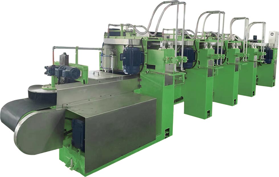 Brick Paver Bush Hammer Surface Treatment Machine